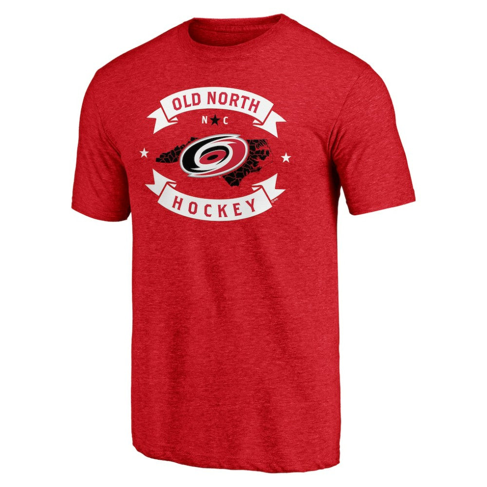 Carolina Hurricanes Shoot to Score Tri-Blend T-Shirt - Red - NHL 202545436