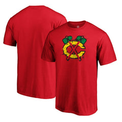 Chicago Blackhawks Splatter Logo T-Shirt - Red - NHL 202545440