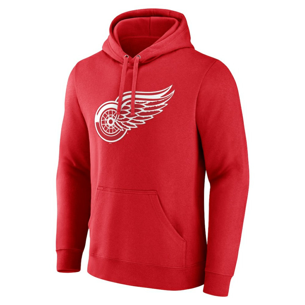 Detroit Red Wings Primary Logo Pullover Hoodie - Red - NHL 202545455