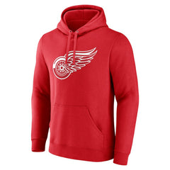 Detroit Red Wings Primary Logo Pullover Hoodie - Red - NHL 202545455