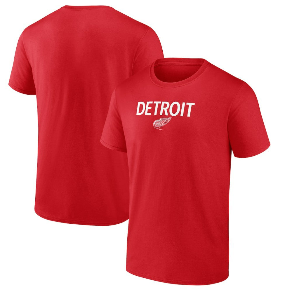 Detroit Red Wings Primary Logo T-Shirt - Red - NHL 202545462