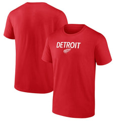 Detroit Red Wings Primary Logo T-Shirt - Red - NHL 202545462