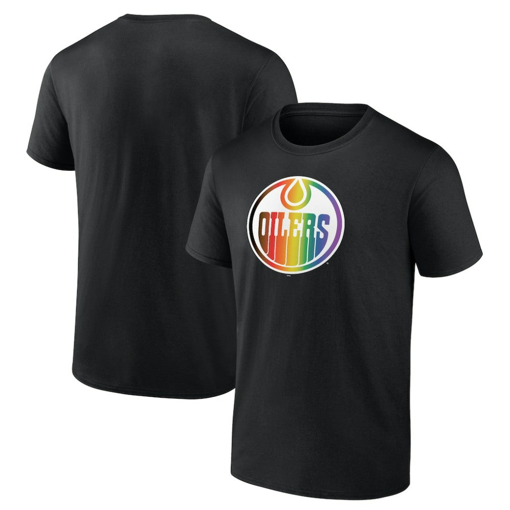 Edmonton Oilers Oilers Pride T-Shirt - Black - NHL 202545472