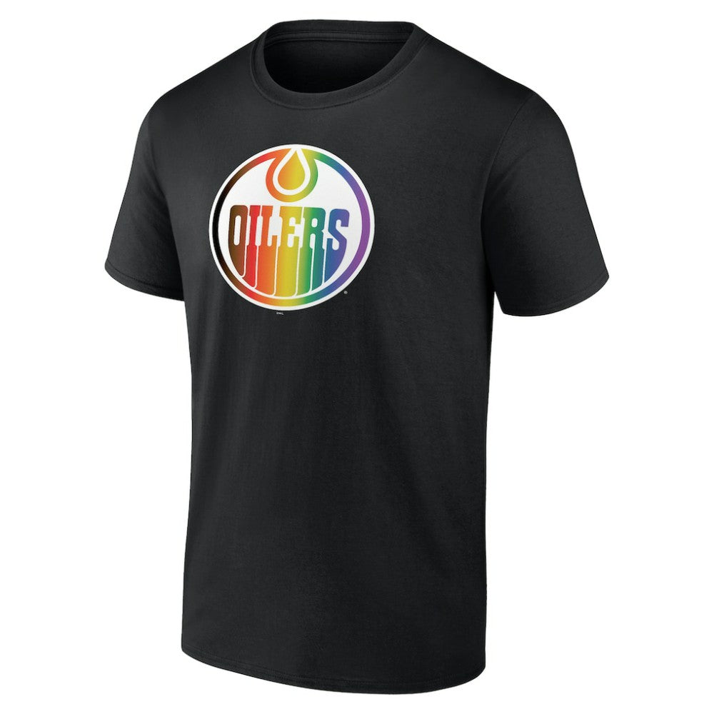 Edmonton Oilers Oilers Pride T-Shirt - Black - NHL 202545472