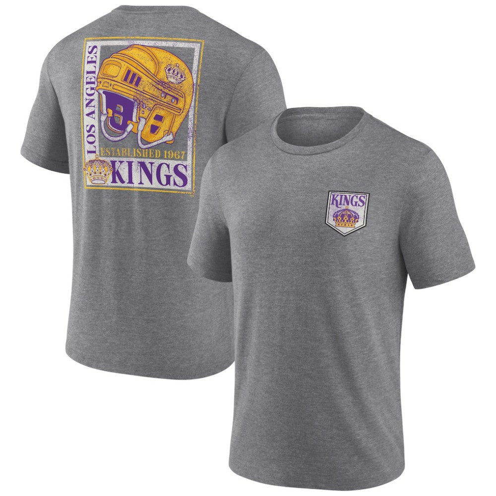 Los Angeles Kings Earnest Will Tri-Blend T-Shirt - Heather Gray - NHL 202545489