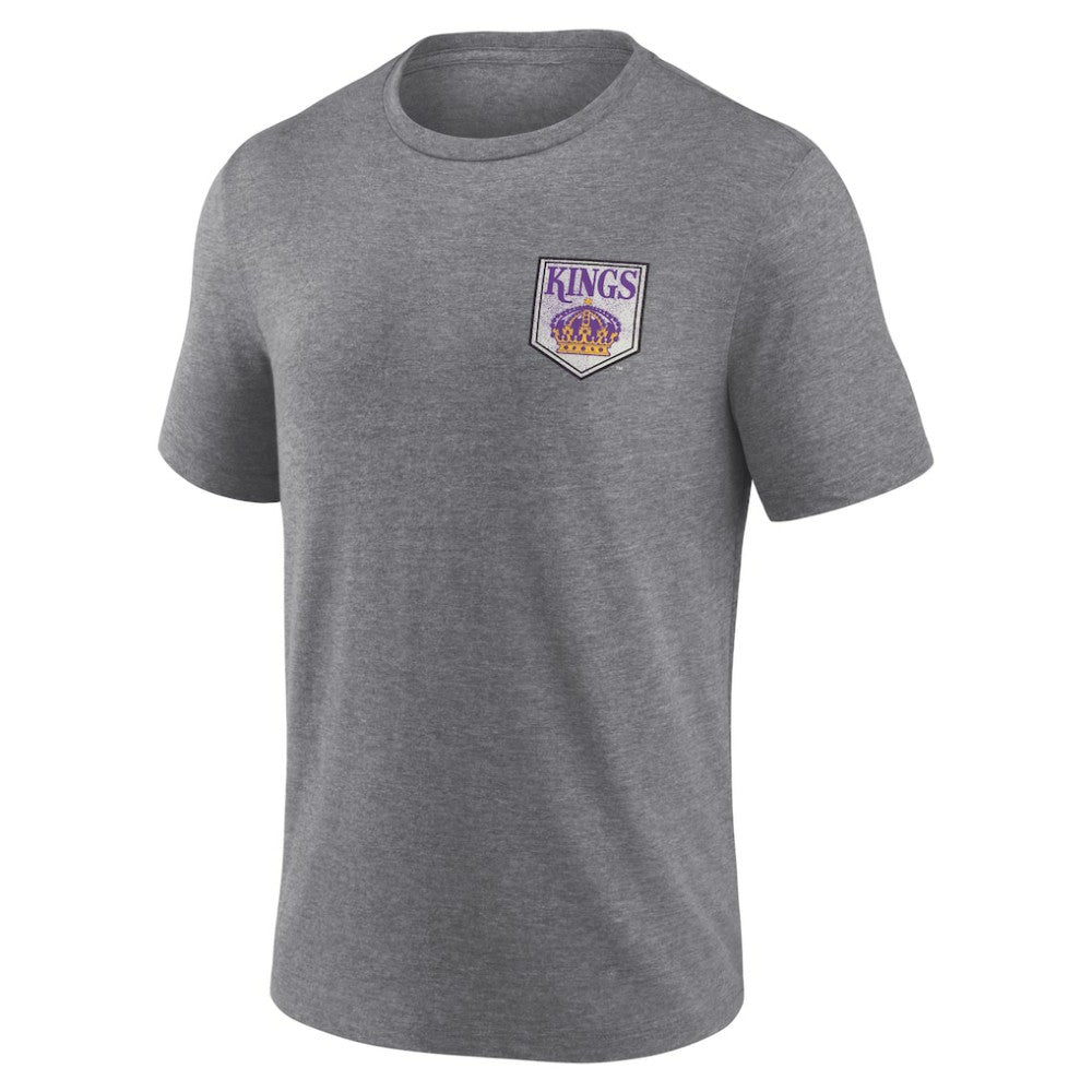 Los Angeles Kings Earnest Will Tri-Blend T-Shirt - Heather Gray - NHL 202545489