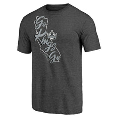 Los Angeles Kings Shoot to Score Tri-Blend T-Shirt - Charcoal - NHL 202545491