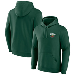 Minnesota Wild Team Lockup Pullover Hoodie - Green - NHL 202545493