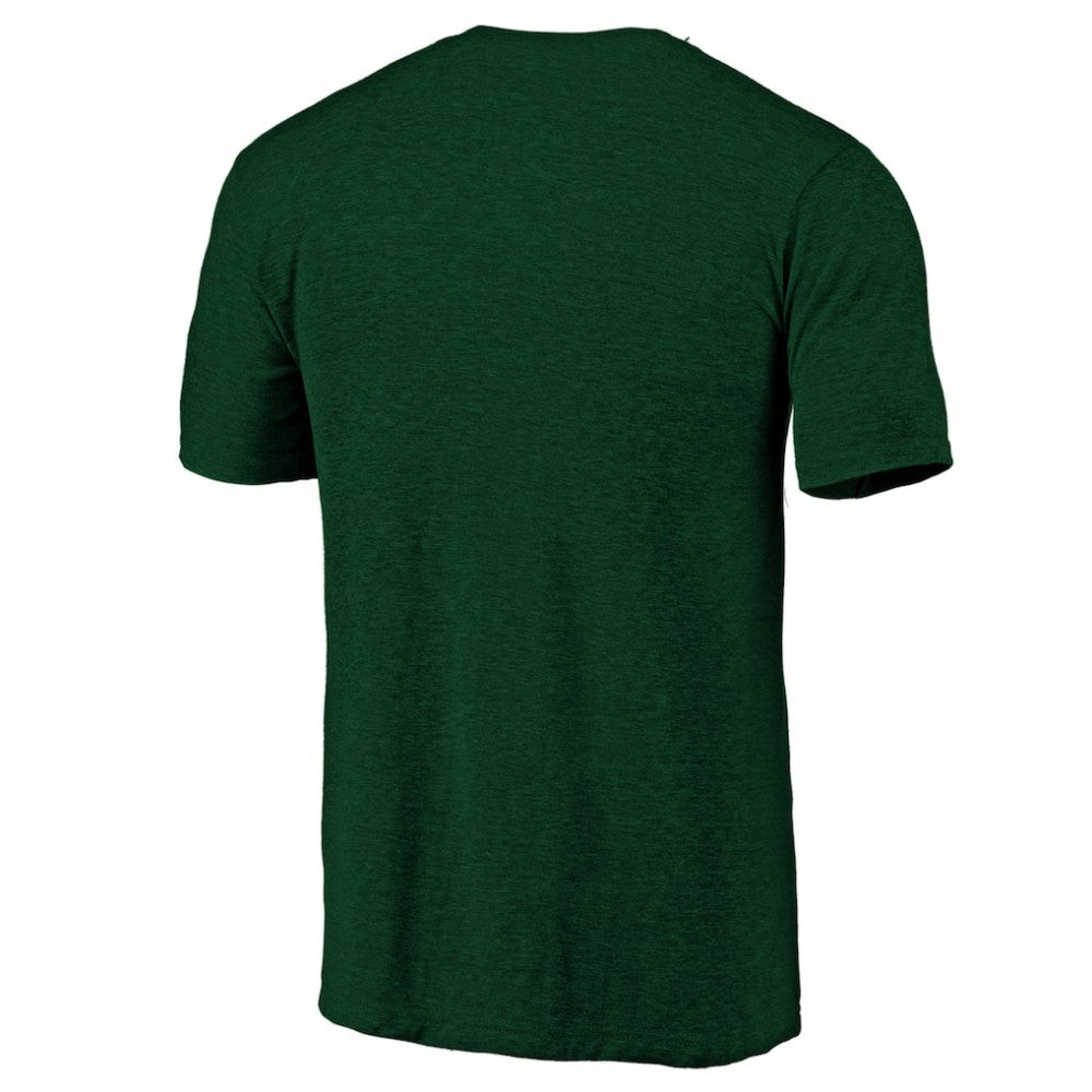 Minnesota Wild Distressed Logo Tri-Blend T-Shirt - Green - NHL 202545494