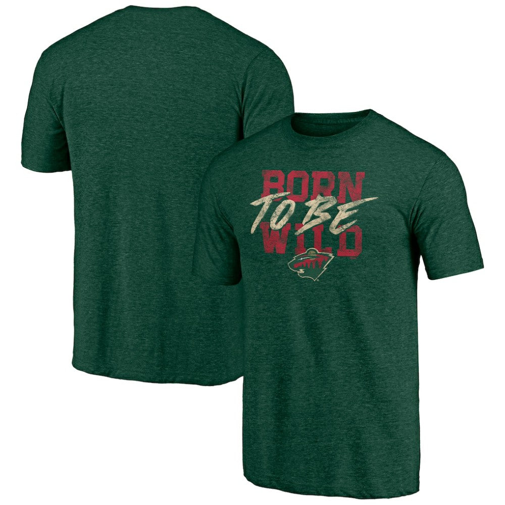 Minnesota Wild Shoot to Score Tri-Blend T-Shirt - Green - NHL 202545496