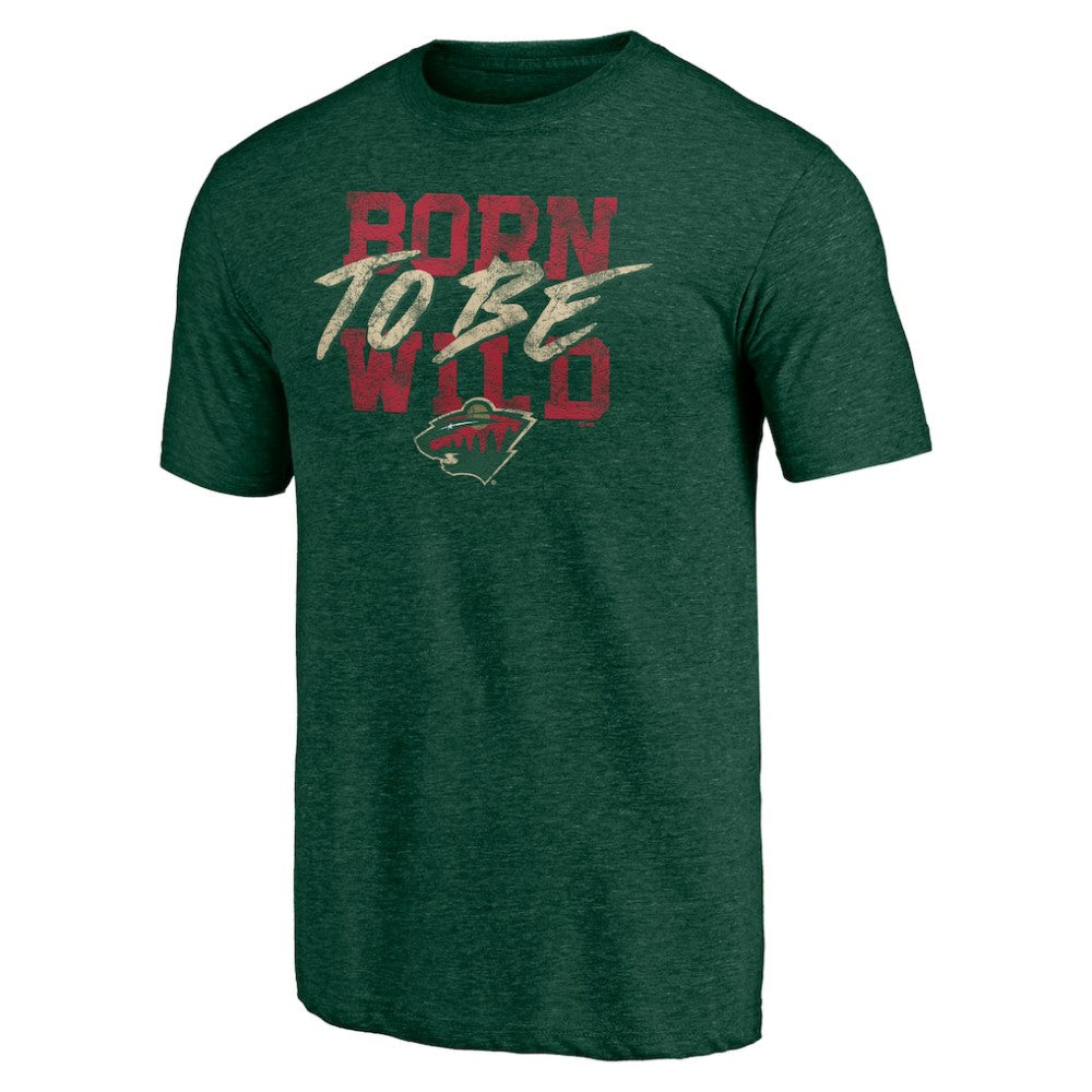 Minnesota Wild Shoot to Score Tri-Blend T-Shirt - Green - NHL 202545496