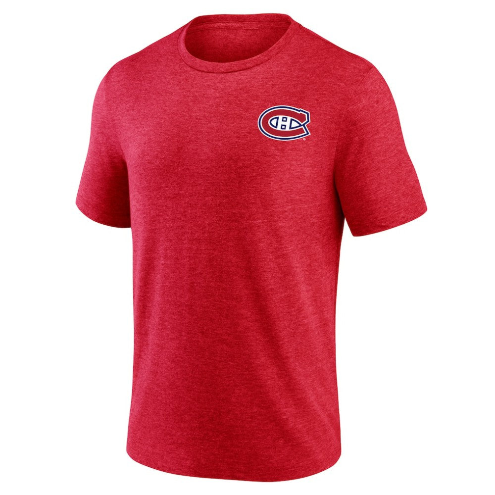 Montreal Canadiens Territorial Tri-Blend T-Shirt - Red - NHL 202545501