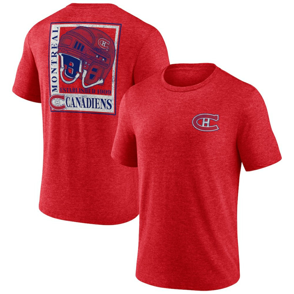 Montreal Canadiens Earnest Will Tri-Blend T-Shirt - Red - NHL 202545502