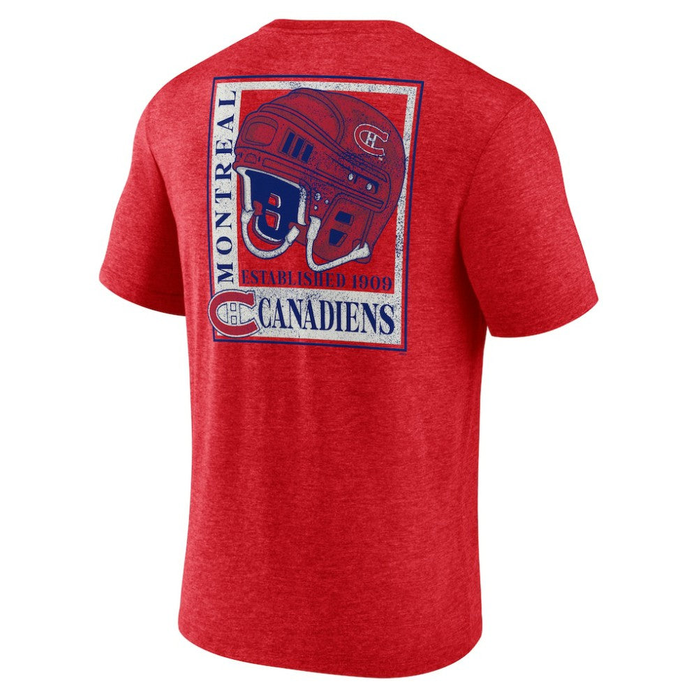 Montreal Canadiens Earnest Will Tri-Blend T-Shirt - Red - NHL 202545502