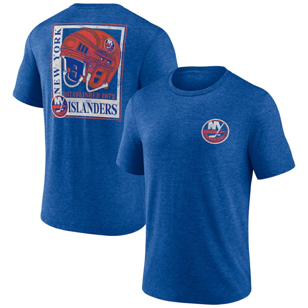 New York Islanders Earnest Will Tri-Blend T-Shirt - Royal - NHL 202545532
