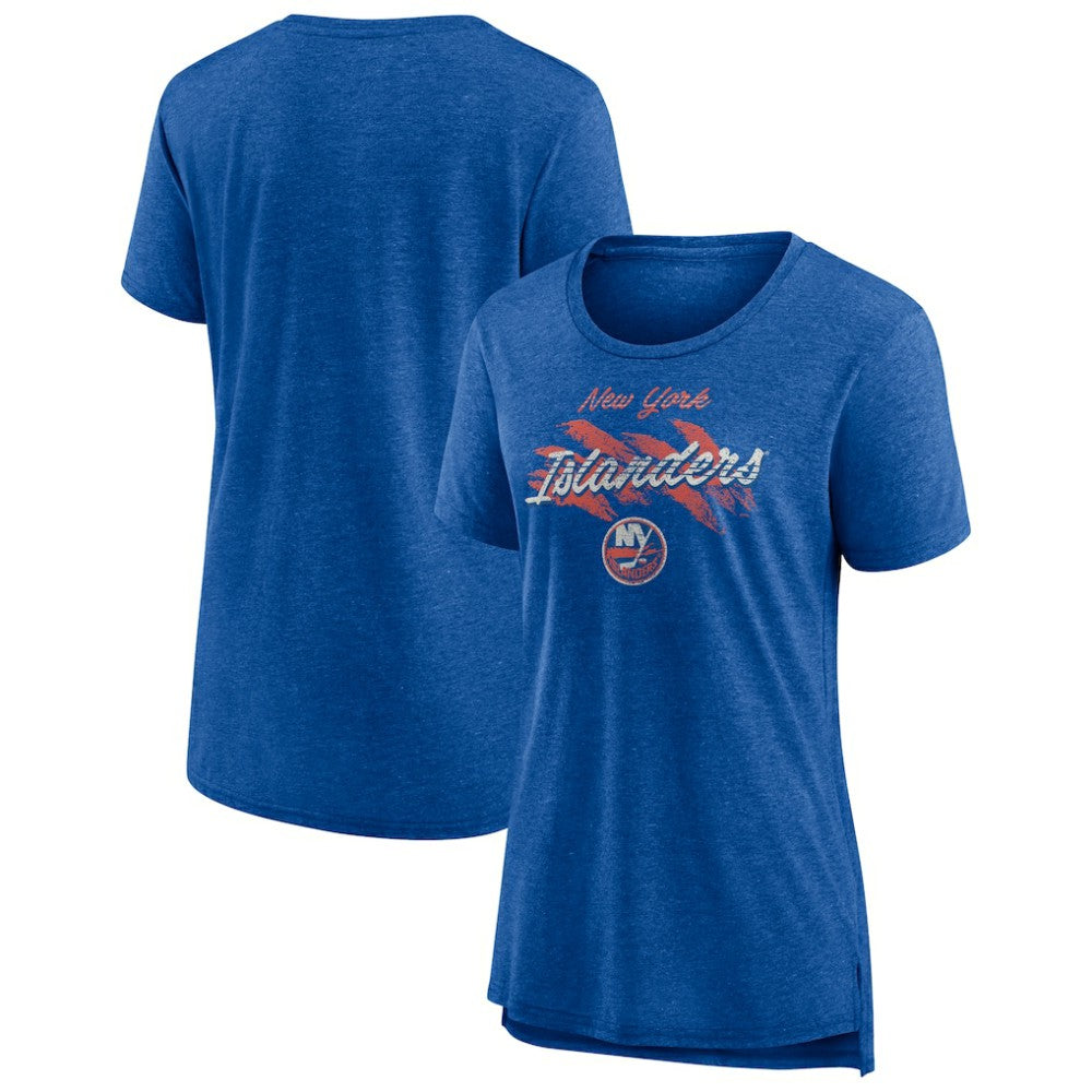 New York Islanders Women's Hit the Ice Tri-Blend T-Shirt - Royal - NHL 202545533
