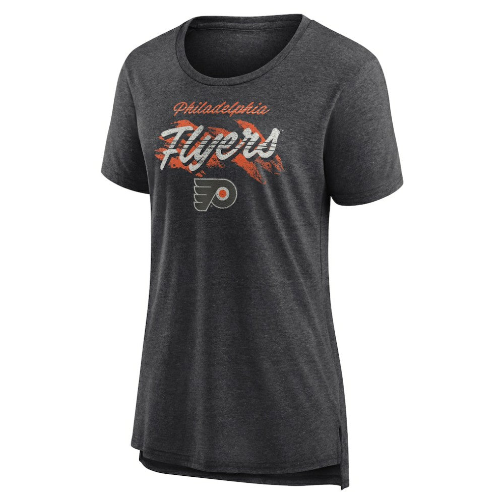 Philadelphia Flyers Women's Hit the Ice Tri-Blend T-Shirt - Gray - NHL 202545552