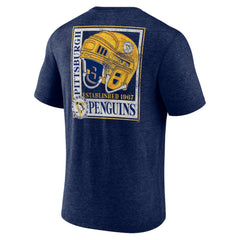 Pittsburgh Penguins Earnest Will Tri-Blend T-Shirt - Navy - NHL 202545553
