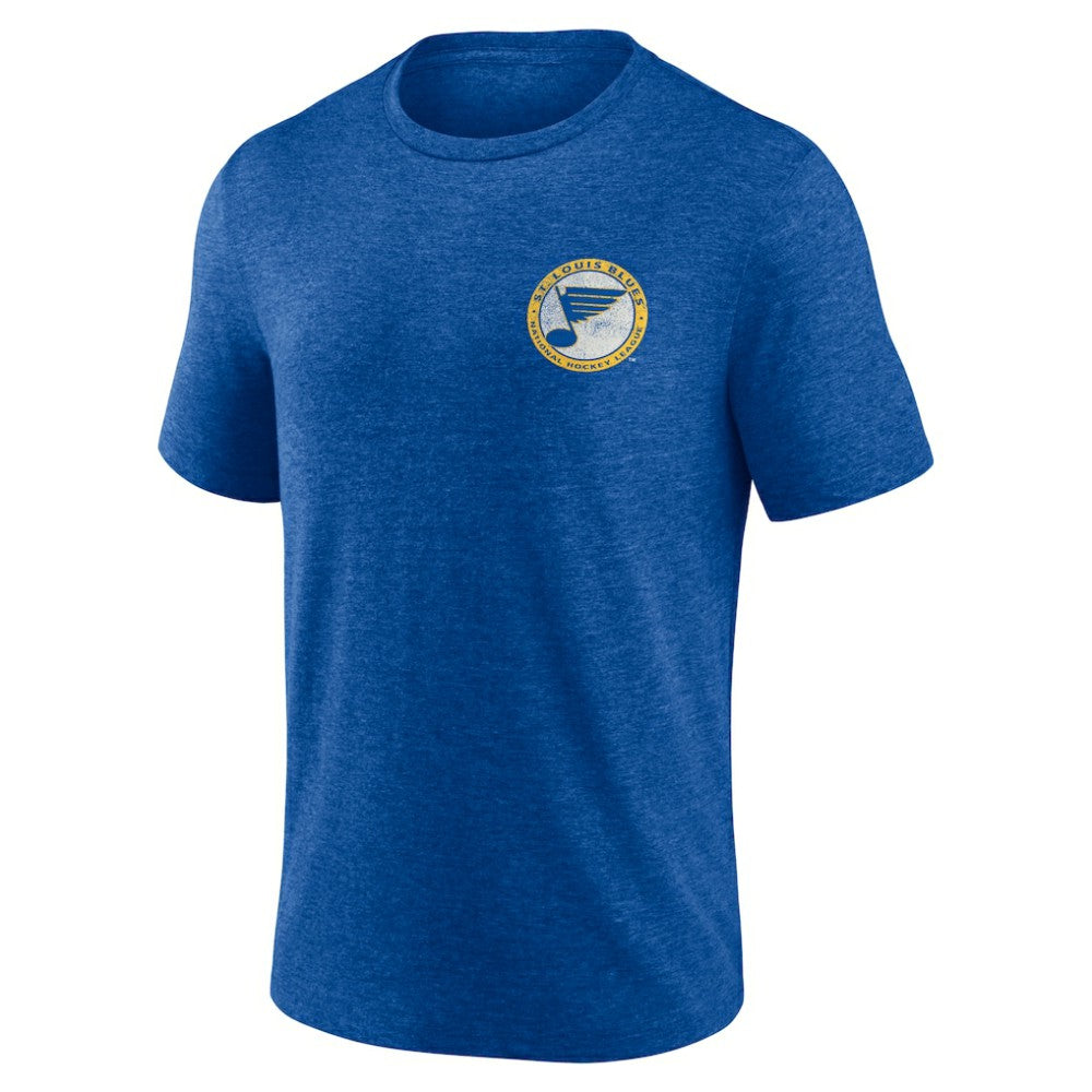 St. Louis Blues Earnest Will Tri-Blend T-Shirt - Blue - NHL 202545569