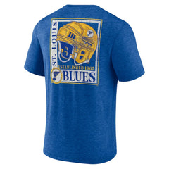 St. Louis Blues Earnest Will Tri-Blend T-Shirt - Blue - NHL 202545569
