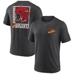 Vancouver Canucks Earnest Will Tri-Blend T-Shirt - Charcoal - NHL 202545586