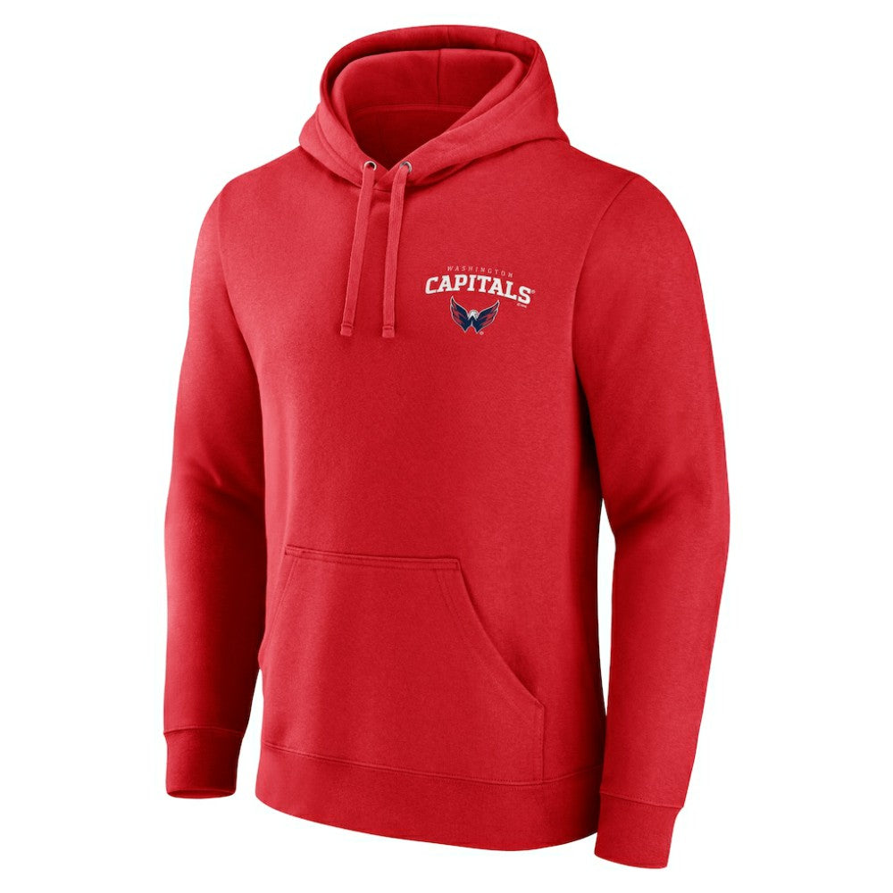 Washington Capitals Team Lockup Pullover Hoodie - Red - NHL 202545594