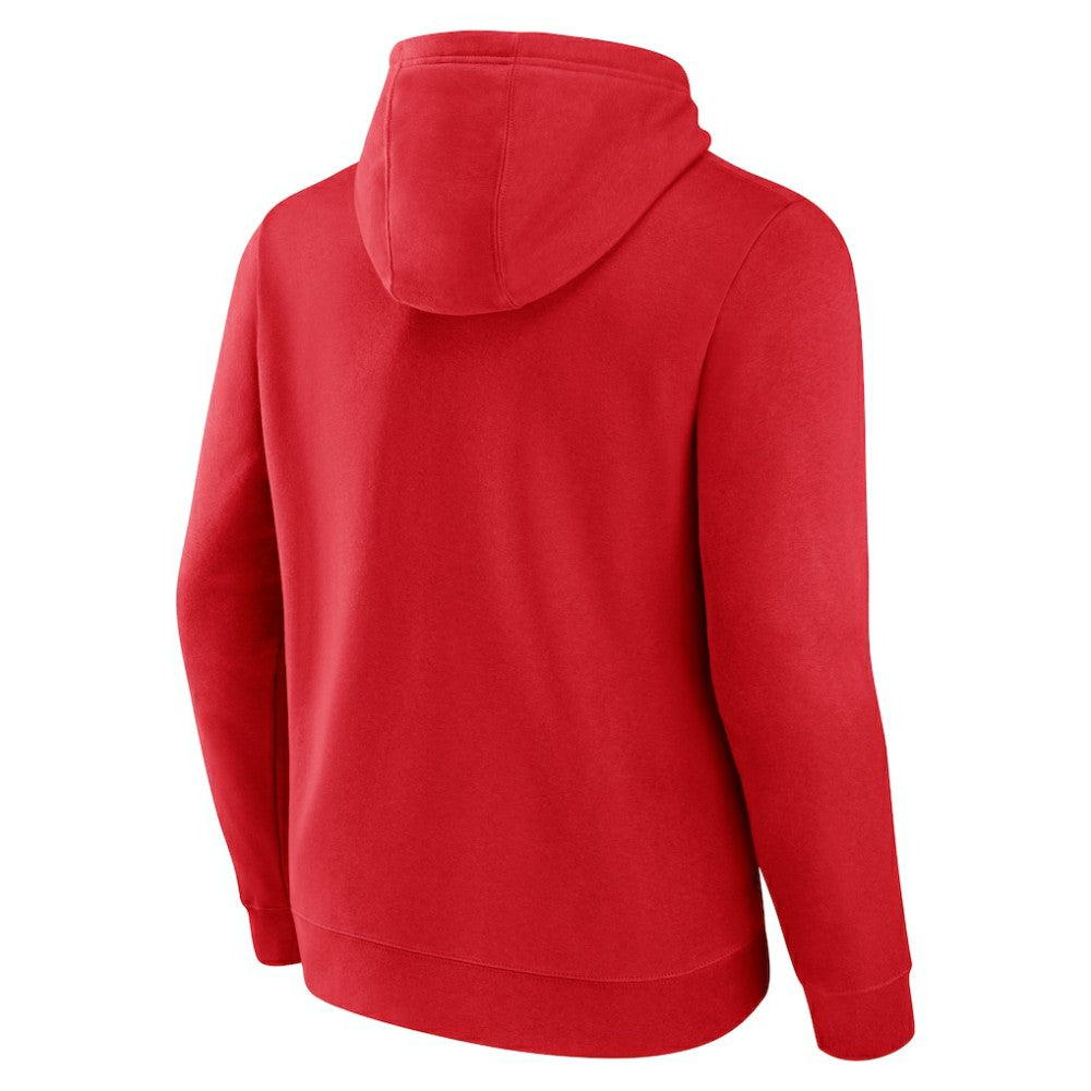 Washington Capitals Team Lockup Pullover Hoodie - Red - NHL 202545594