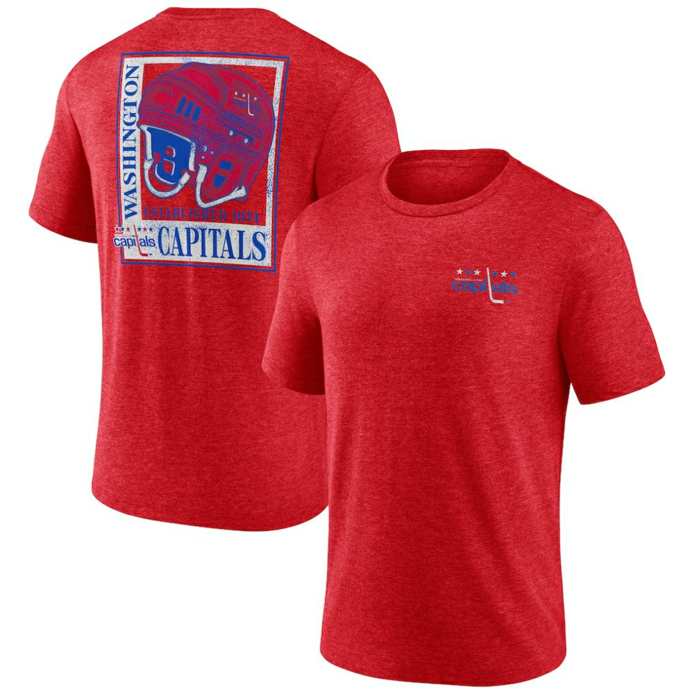 Washington Capitals Earnest Will Tri-Blend T-Shirt - Red - NHL 202545598