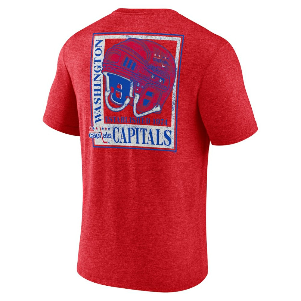 Washington Capitals Earnest Will Tri-Blend T-Shirt - Red - NHL 202545598