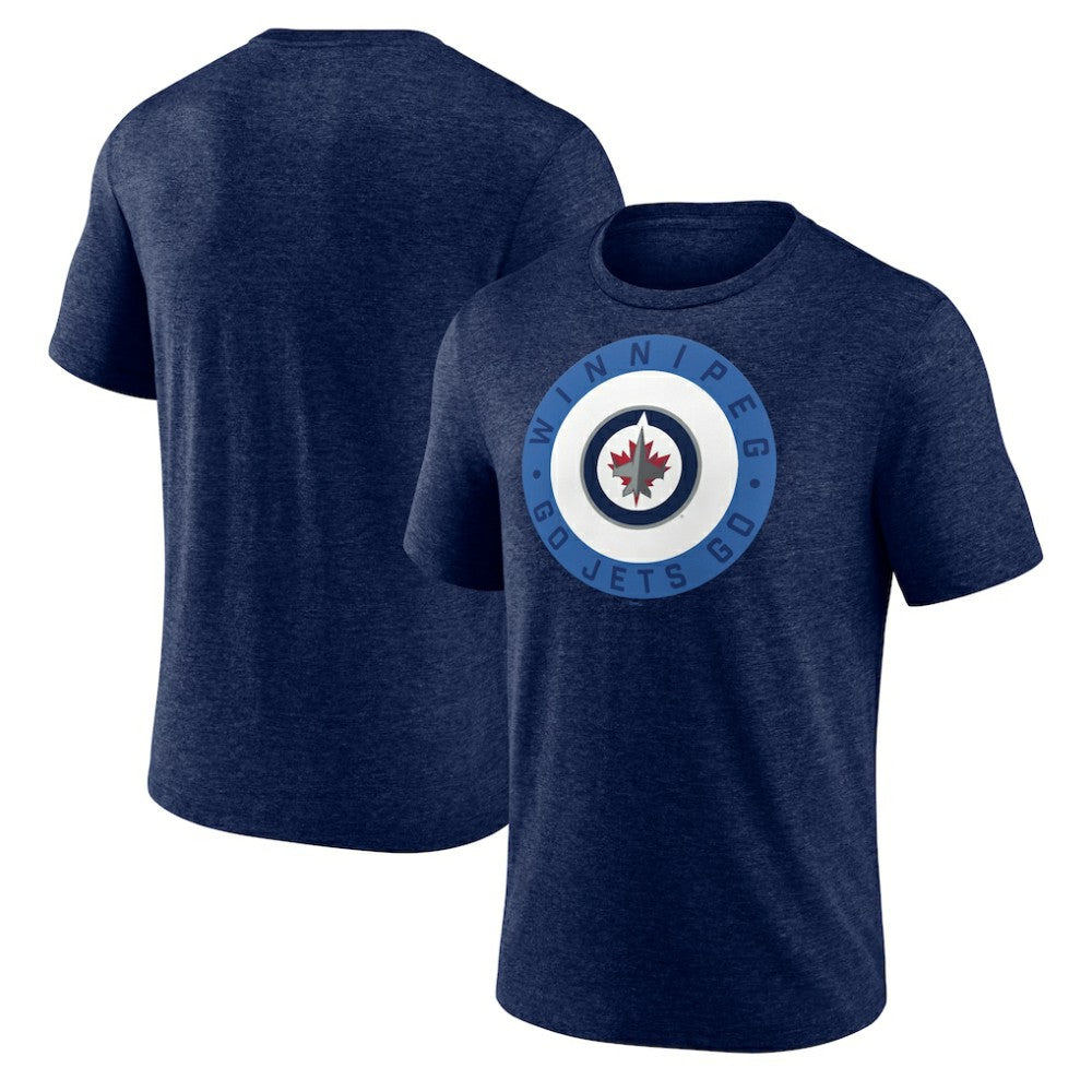 Winnipeg Jets Proclamation Tri-Blend T-Shirt - Navy - NHL 202545600