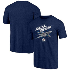 Winnipeg Jets Shoot to Score Tri-Blend T-Shirt - Navy - NHL 202545601