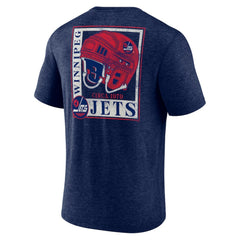 Winnipeg Jets Earnest Will Tri-Blend T-Shirt - Navy - NHL 202545602