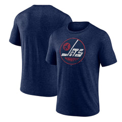 Winnipeg Jets Wheelhouse Tri-Blend T-Shirt - Navy - NHL 202545603