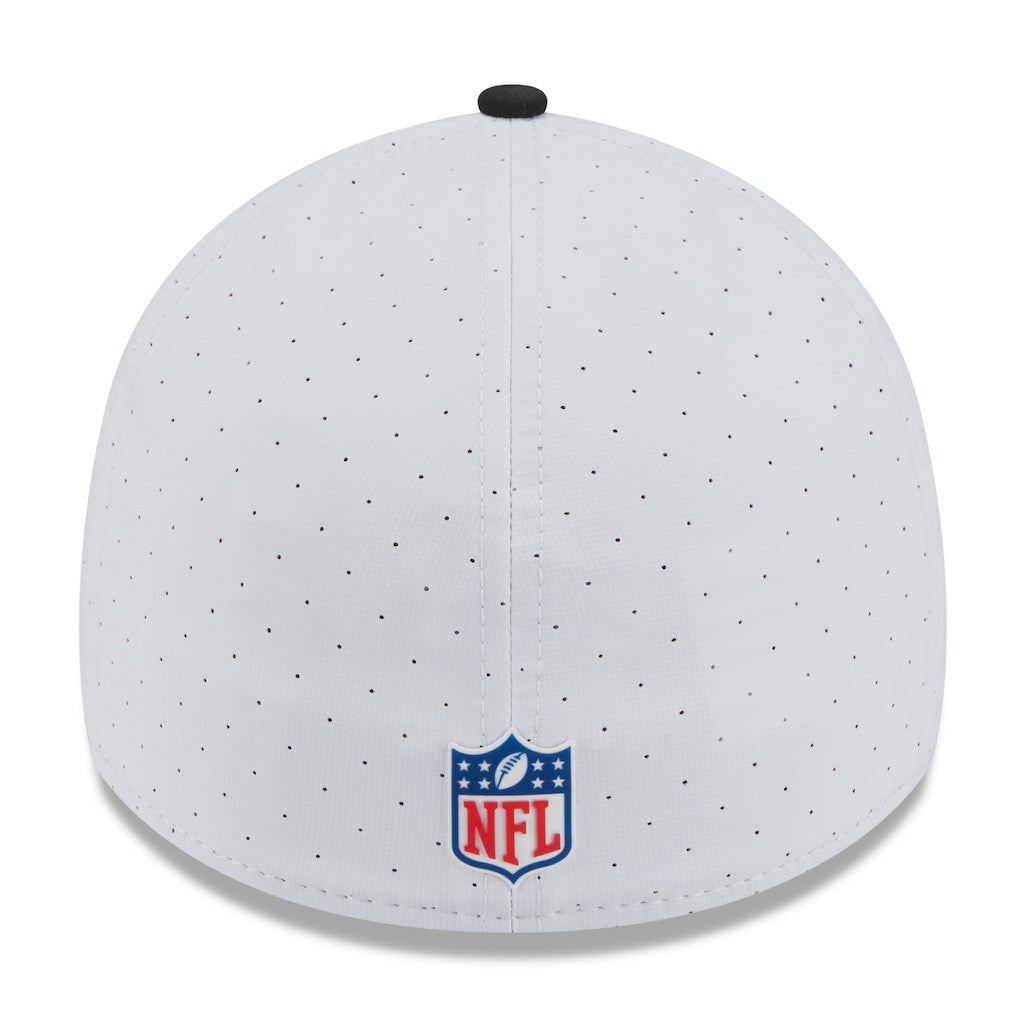 Atlanta Falcons New Era 2025 NFL Training Camp 39THIRTY Flex Hat White/Black