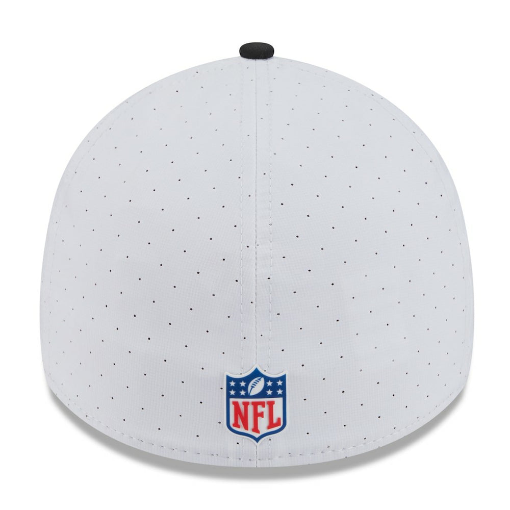 Atlanta Falcons New Era 2025 NFL Training Camp 39THIRTY Flex Hat White/Black