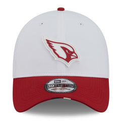Arizona Cardinals New Era 2025 NFL Training Camp 39THIRTY Flex Hat White/Cardinal