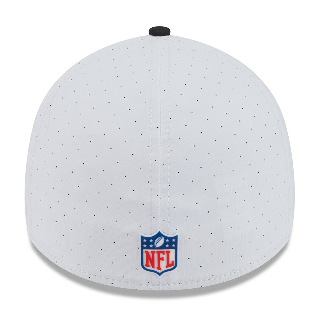 Baltimore Ravens New Era 2025 NFL Training Camp 39THIRTY Flex Hat White/Black