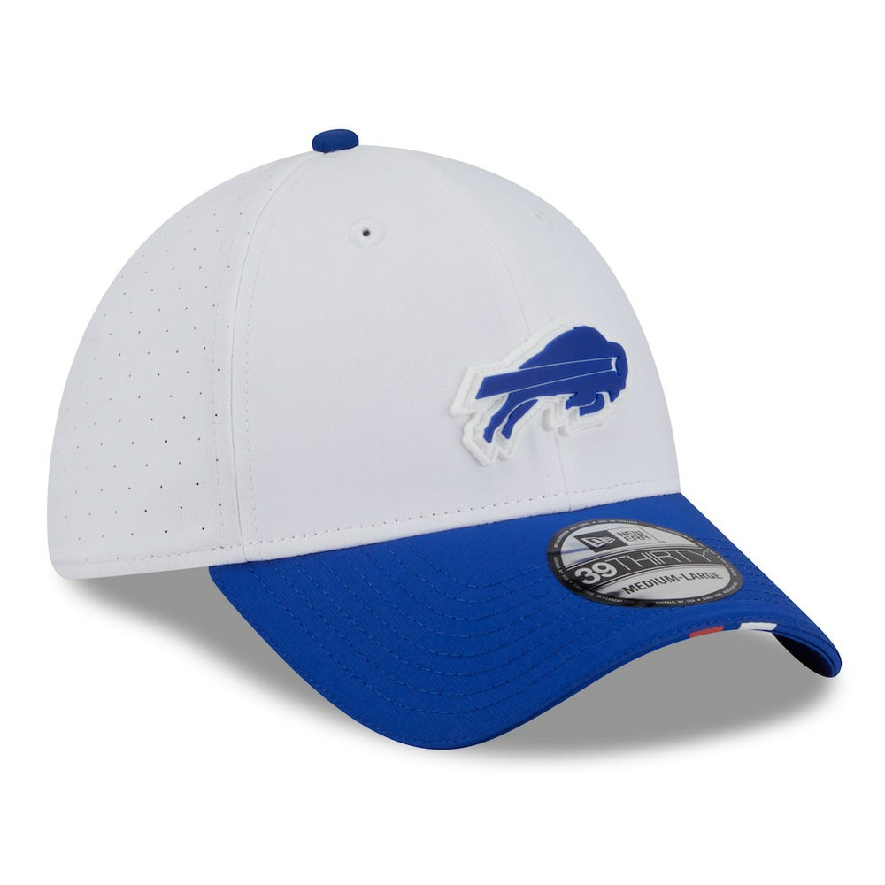 Buffalo Bills New Era 2025 NFL Training Camp 39THIRTY Flex Hat White/Royal