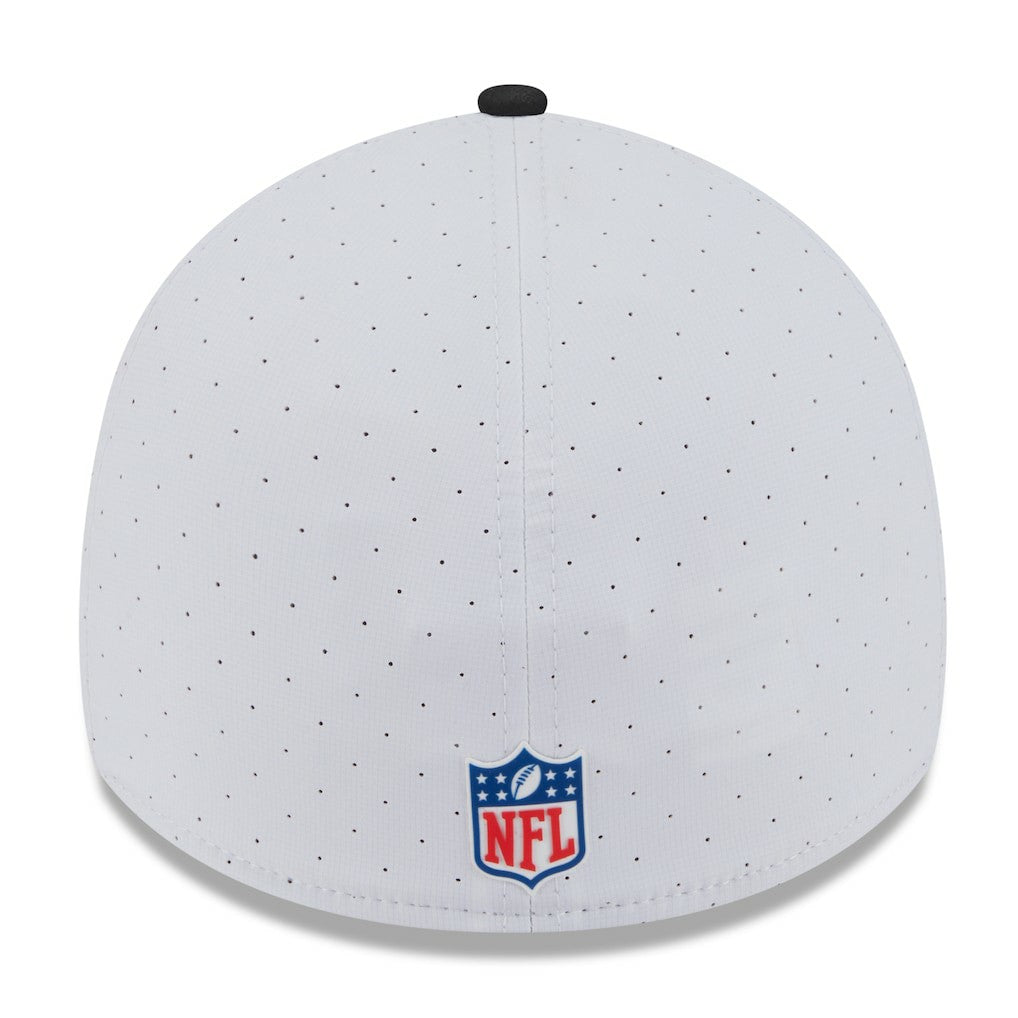 Cincinnati Bengals New Era 2025 NFL Training Camp 39THIRTY Flex Hat White/Black