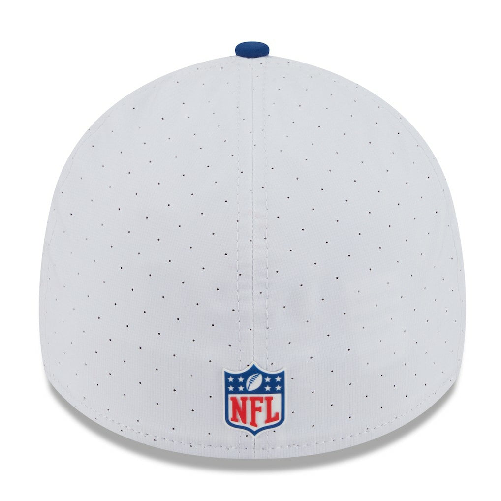 Indianapolis Colts New Era 2025 NFL Training Camp 39THIRTY Flex Hat White/Royal