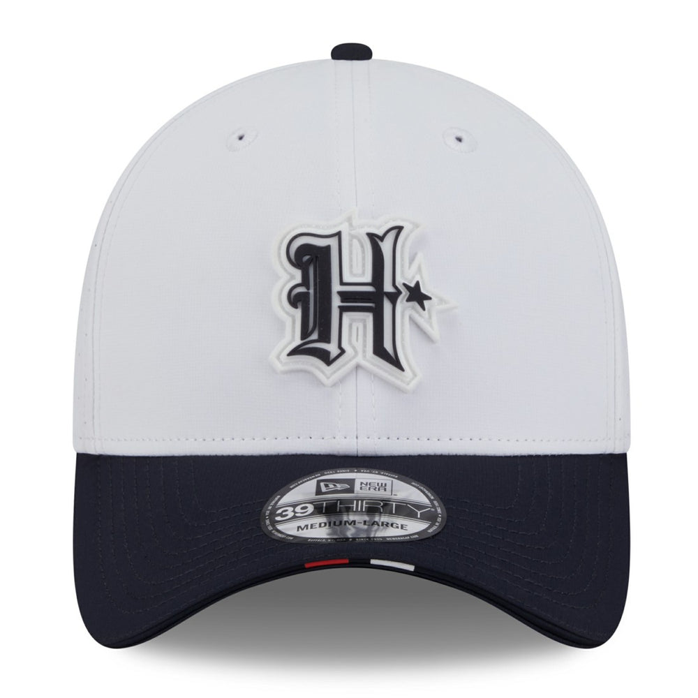 Houston Texans New Era 2025 NFL Training Camp 39THIRTY Flex Hat White/Navy