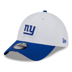 New York Giants New Era 2025 NFL Training Camp 39THIRTY Flex Hat White/Royal