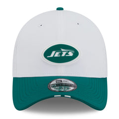 New York Jets New Era 2025 NFL Training Camp 39THIRTY Flex Hat White/Green