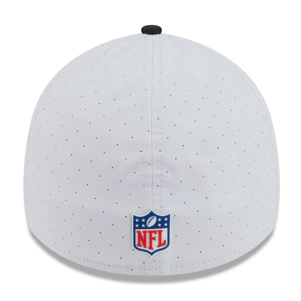 Pittsburgh Steelers New Era 2025 NFL Training Camp 39THIRTY Flex Hat White/Black