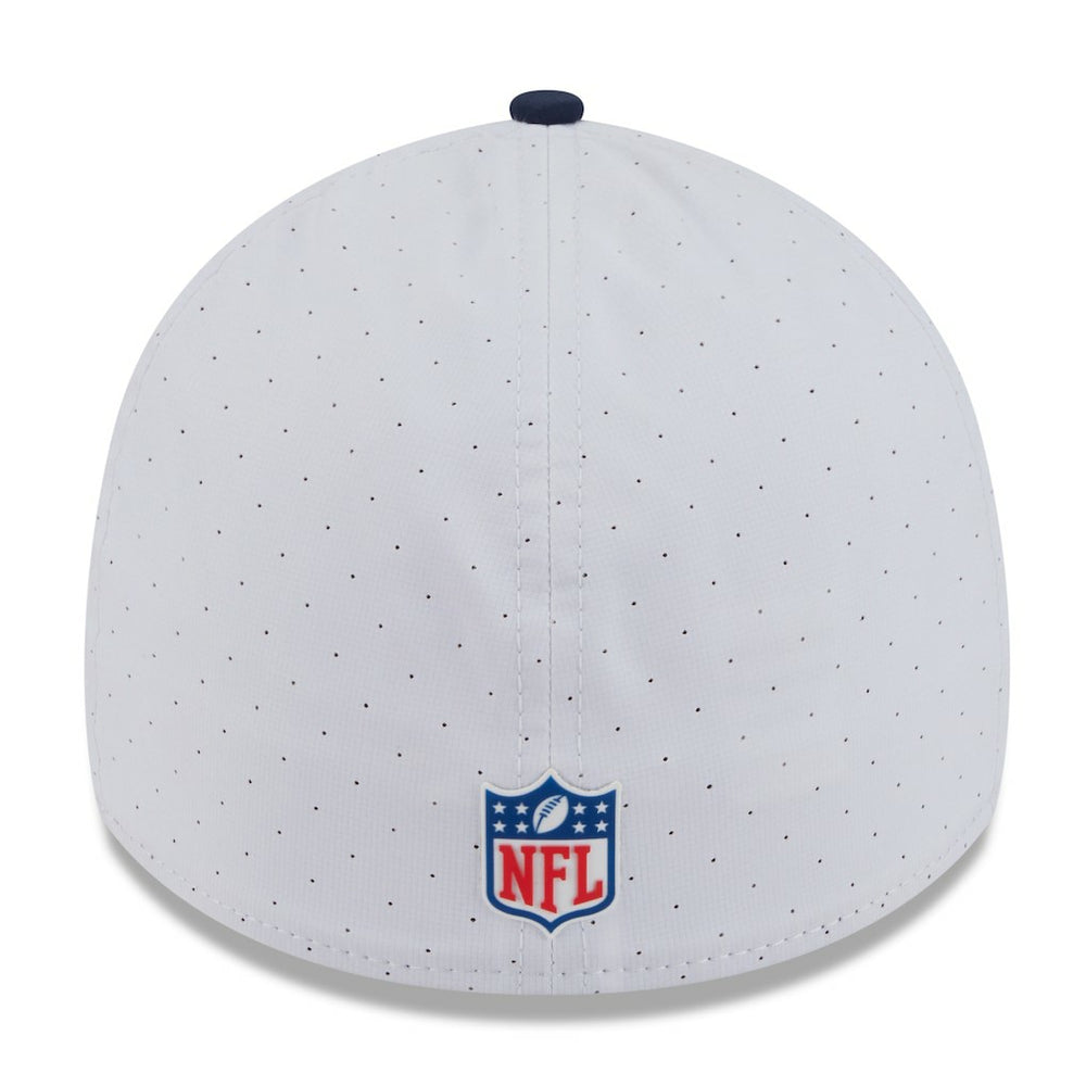 Seattle Seahawks New Era 2025 NFL Training Camp 39THIRTY Flex Hat White/College Navy