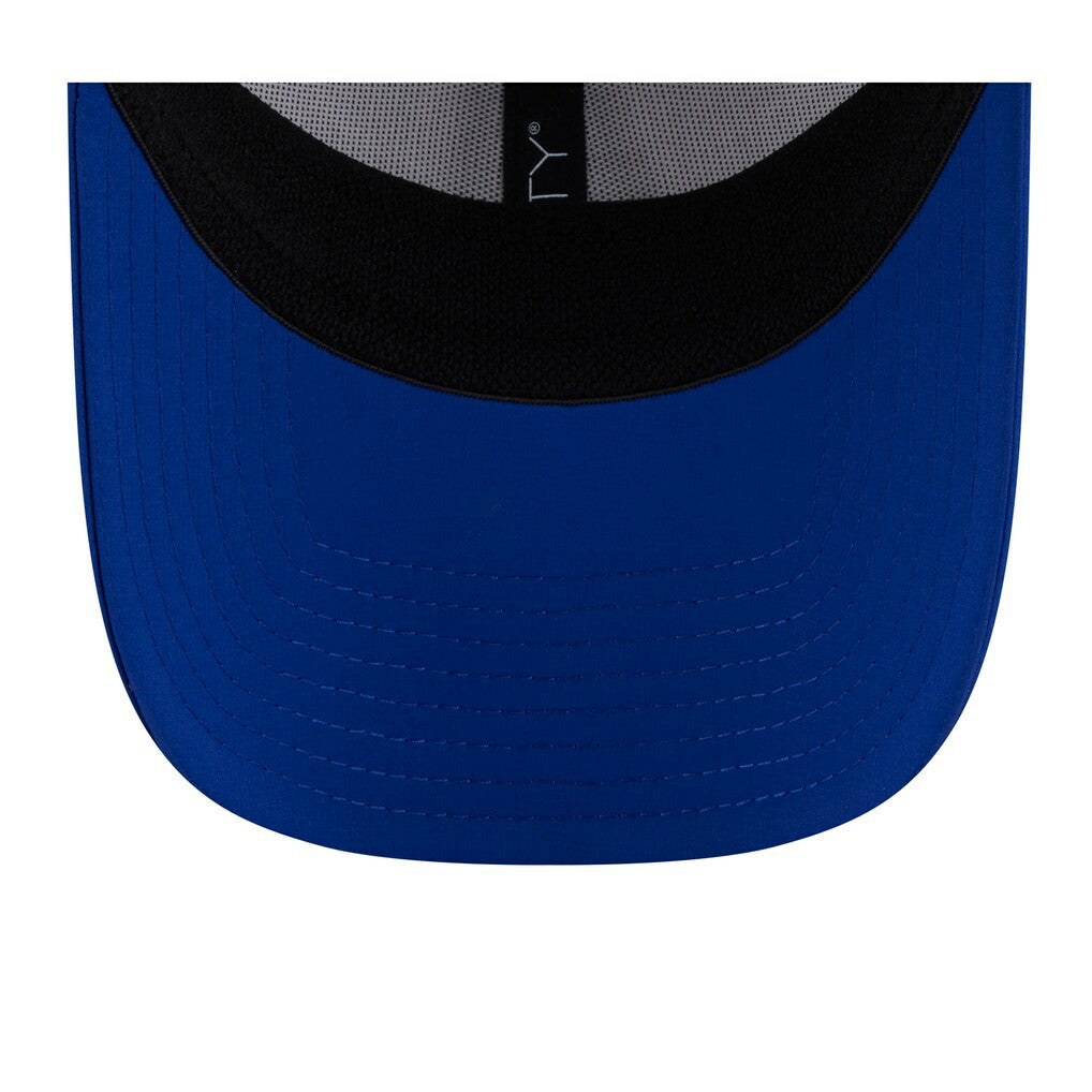 New England Patriots New Era 2025 NFL Training Camp Throwback Logo 39THIRTY Flex Hat White/Royal