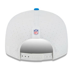 Detroit Lions New Era 2025 NFL Training Camp Split Panel 9FIFTY Snapback Hat White/Blue