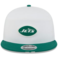 New York Jets New Era 2025 NFL Training Camp Split Panel 9FIFTY Snapback Hat White/Green