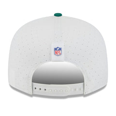 New York Jets New Era 2025 NFL Training Camp Split Panel 9FIFTY Snapback Hat White/Green