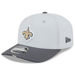 New Orleans Saints New Era 2025 NFL Training Camp 9SEVENTY Adjustable Hat Gray/Graphite